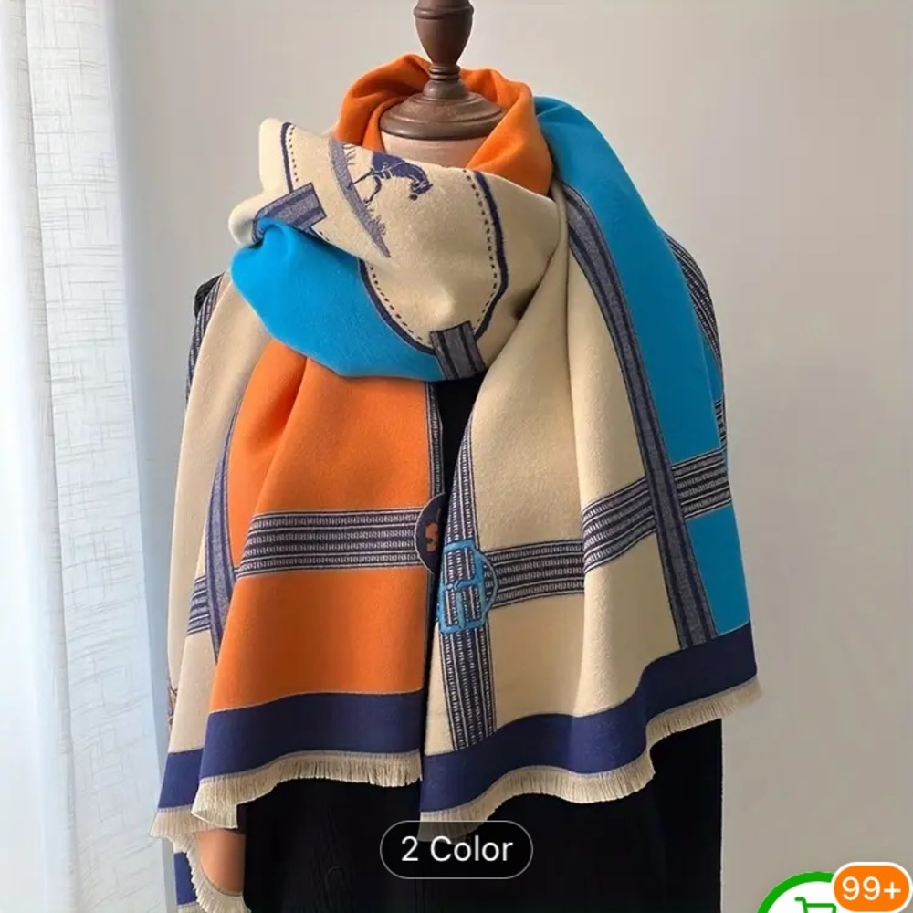 *NWT* Cashmere Scarf. Thick for Winter, Spring and for Special Occasion. Cute👌